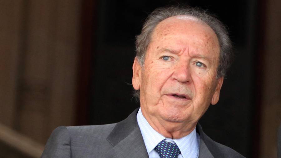 El expresidente Josep Lluís Núñez sufría una larga enfermedad y estaba ingresado en la Teknon. FOTO: ACN