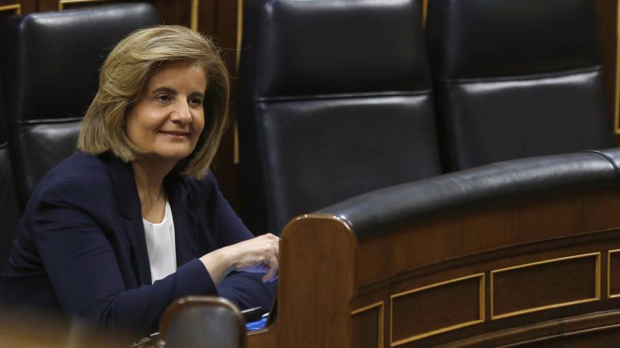 Fátima Báñez, ministra de Empleo del gobierno español.