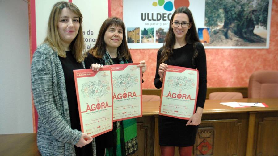 Ahir al matí es va presentar a l'Ajuntament d'Ulldecona el programa de la fira ÀGORA. Foto: Sirga Comunicació