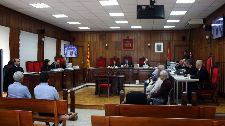Una de les sessions del judici a l’Audiència de Tarragona. FOTO: ACN