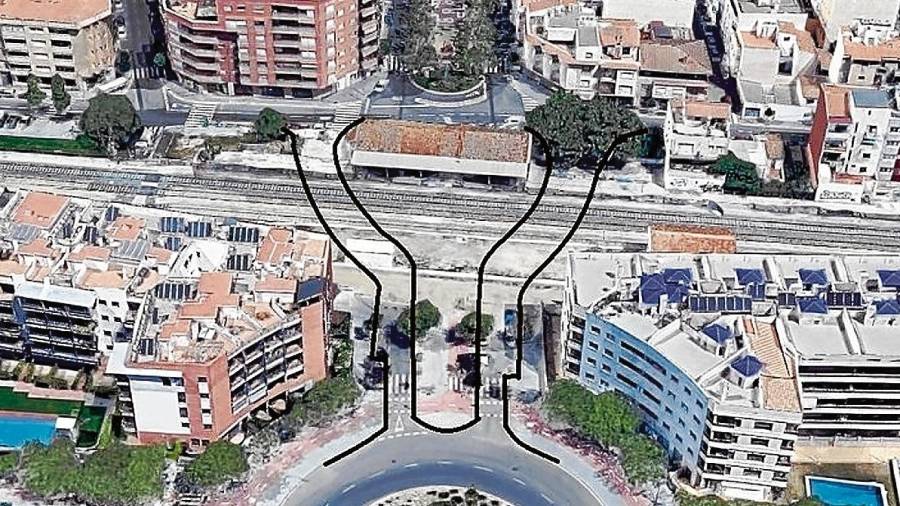 En la imagen se puede apreciar la conexión de las avenidas que propone la plataforma. FOTO: CEDIDA