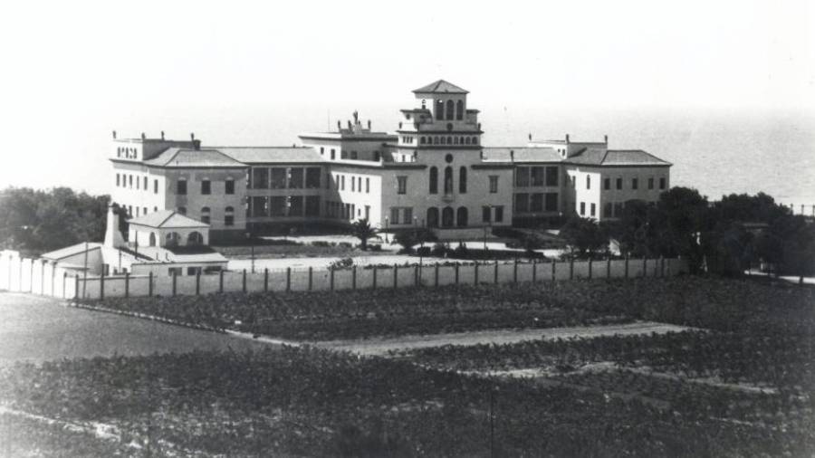 Imagen histórica del sanatorio.