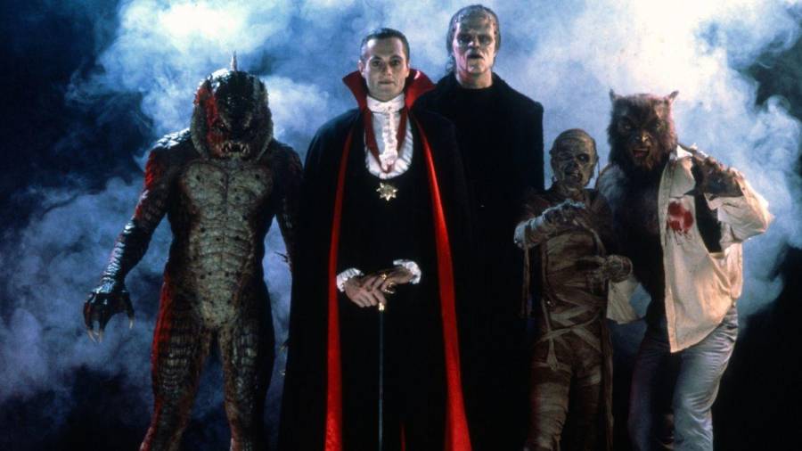 Imagen de cinco seres fantásticos del cine de terror. FOTO: CEDIDA