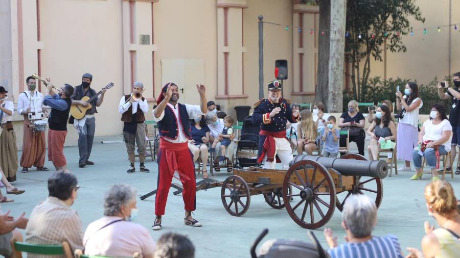 El Canó de Festes ja va actuar a la Palma per Sant Pere. FOTO: ALBA MARINÉ
