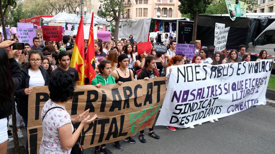 La manifestació a Tarragona. FOTO: ACN