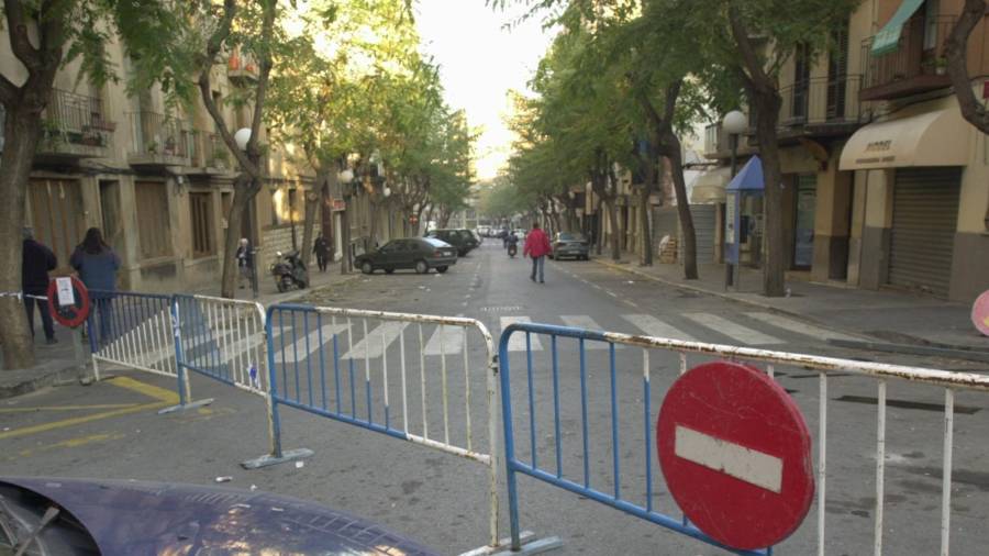 Los hechos ocurrieron en la calle Hernández Sanahuja. Foto: Lluís Milián