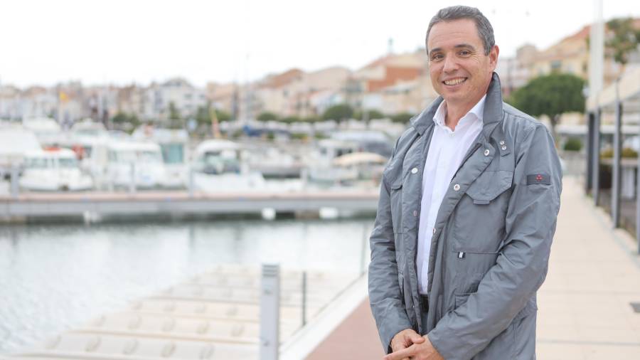 El reusense Ramon Vallverdú preside el Club Nàutic Cambrils desde 2017. FOTO: ALBA MARINÉ