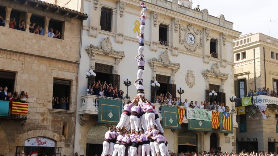 El pilar de vuit de la Jove de Tarragona, una de les construccions destacades de la jornada