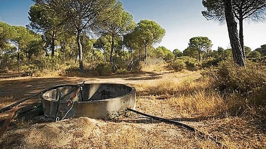 En un paseo por los montes y campos de Tarragona es fácil toparse con algún pozo abierto para captar agua del subsuelo. FOTO: DT