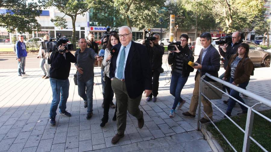 Imagen de archivo de Josep Prat entrando en los juzgados de Reus. FOTO: Alba Mariné