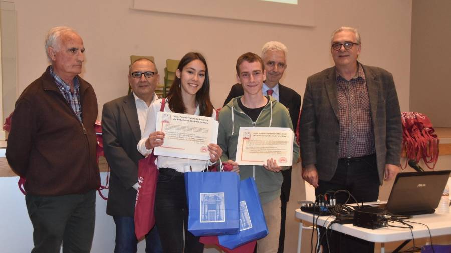 Els guanyadors d'aquest premide recerca de Torredembarra. FOTO: Anna Fusté