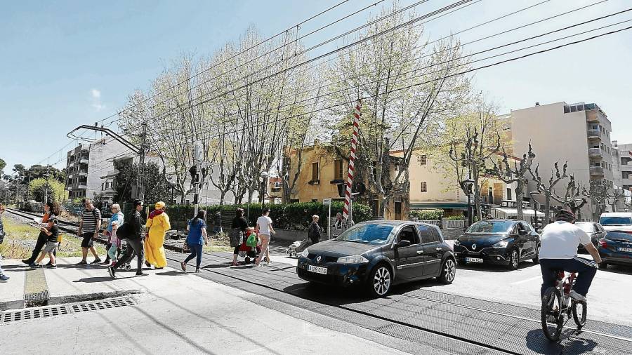 Salou es el municipio que ha presionado más para eliminar las vías que cruzan por el centro del municipio. FOTO: Alba Mariné