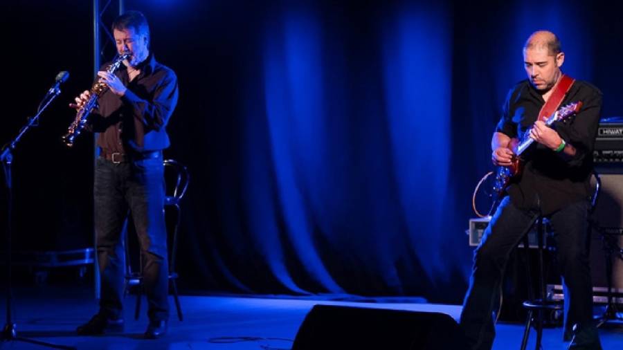 Imatge d’arxiu d’una actuació en directe de Xavier Pié i Macc. FOTO: Miguel Ángel Salor / MAFS / ATF (2015)