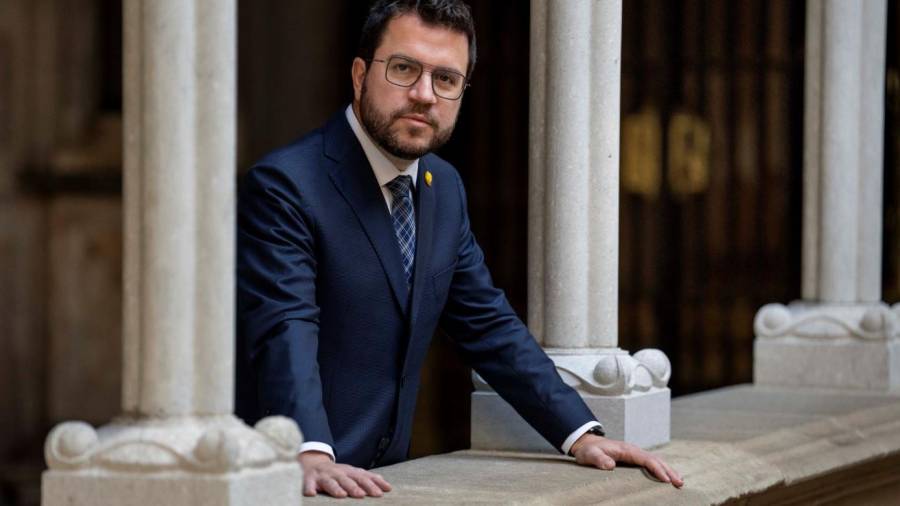 Imagen del presidente de la Generalitat, Pere Aragonès. Foto: EFE
