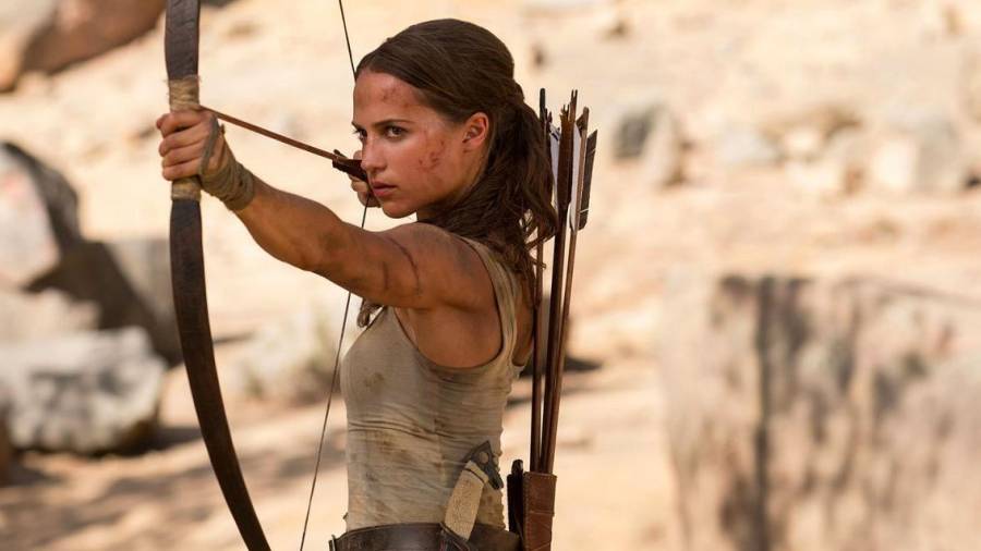 Alicia Vikander en una escena de 'Tomb Raider'.