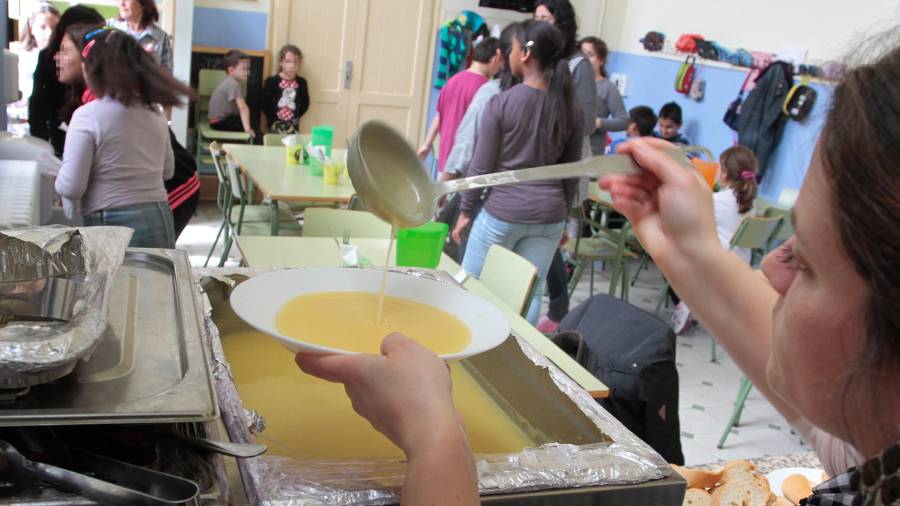 Imatge d’arxiu del menjador escolar d’una escola pública de Reus. Foto: Pere ferré/ DT