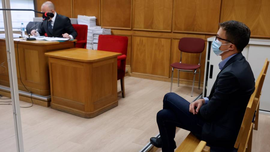 Imagen de Errejón durante el juicio. Foto: EFE