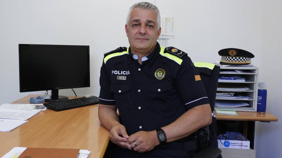 Jordi Gil lleva hoy domingo 13 días en el cargo como jefe de la Policía Local de Altafulla. FOTO: Pere Ferré