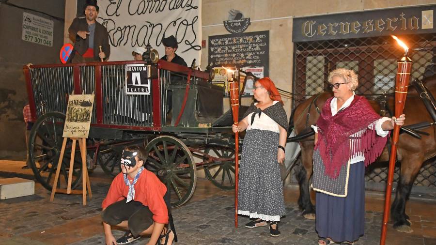 Imatge d’arxiu del Carro dels Romanços pels carrers del nucli antic de Reus, a la Festa Major de Misericòrdia. FOTO: ALFREDO GONZÁLEZ.