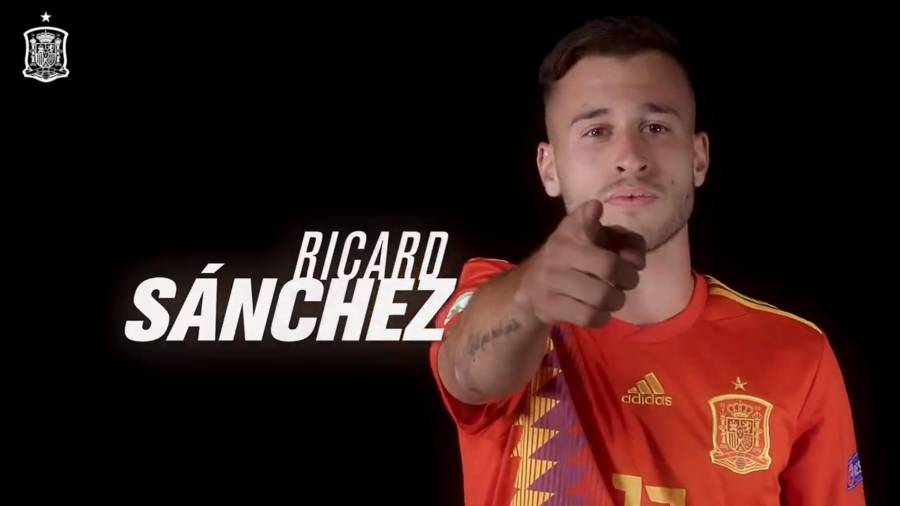Ricard Sánchez ha sido convocado por la selección española sub-19 para el europeo de Armenia. FOTO: RFEF