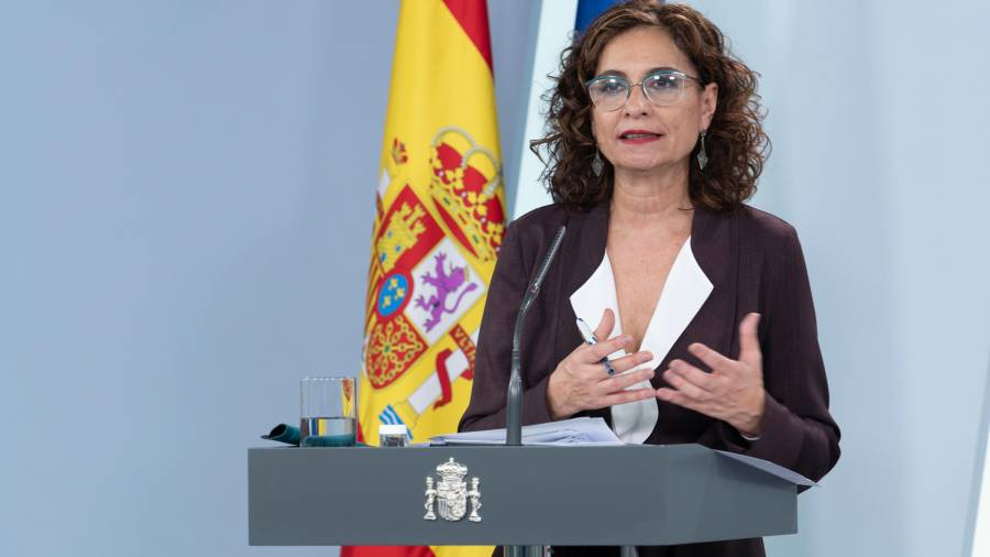 La portavoz del Gobierno, María Jesús Montero. Foto: ACN