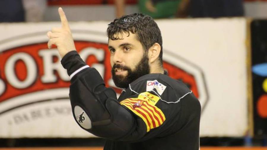 Roger Molina, durante un partido. Foto: Cedida