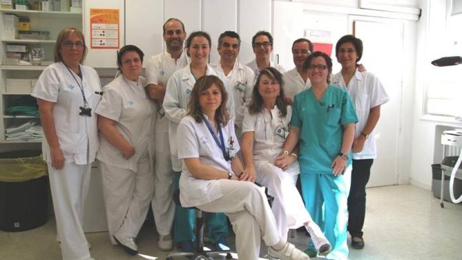 El equipo del Servicio de Aparato Digestivo del Hospital Joan XXIII. Foto: icscampdetarragona.cat