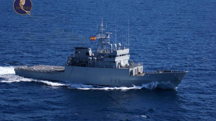 Imagen del patrullero de la Armada Vagía. FOTO: CEDIDA