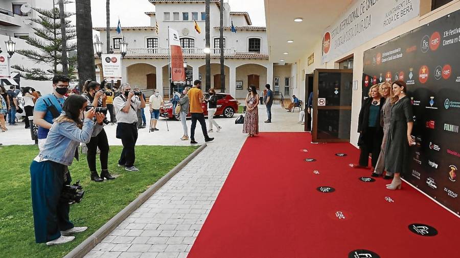 La catifa vermella de la tretzena edició del Festival Internacional de Cinema en Català Costa Daurada. Foto: Pere Ferré