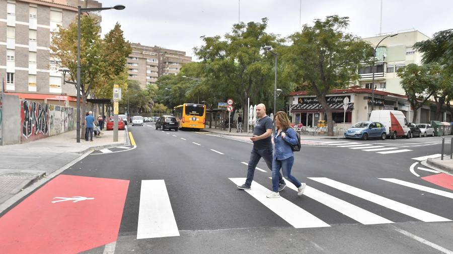 Una de las últimas zonas donde se ha actuado es materia de vía pública es en Riera de Miró. FOTO: Alfredo González