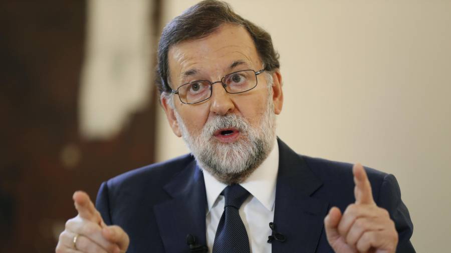 El presidente del Gobierno español, Mariano Rajoy. Foto. Efe