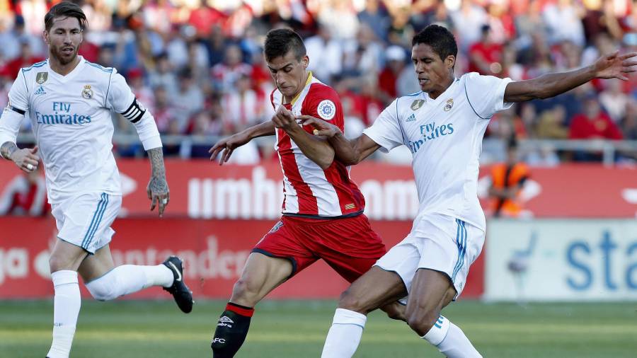 El Girona guanya 2-1 al Reial Madrid. EFE