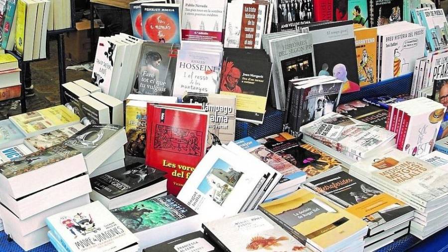 Libros vendidos durante Sant Jordi. Foto: DT