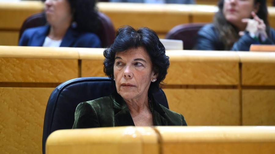 La portavoz del Gobierno, Isabel Celaá. FOTO: EFE