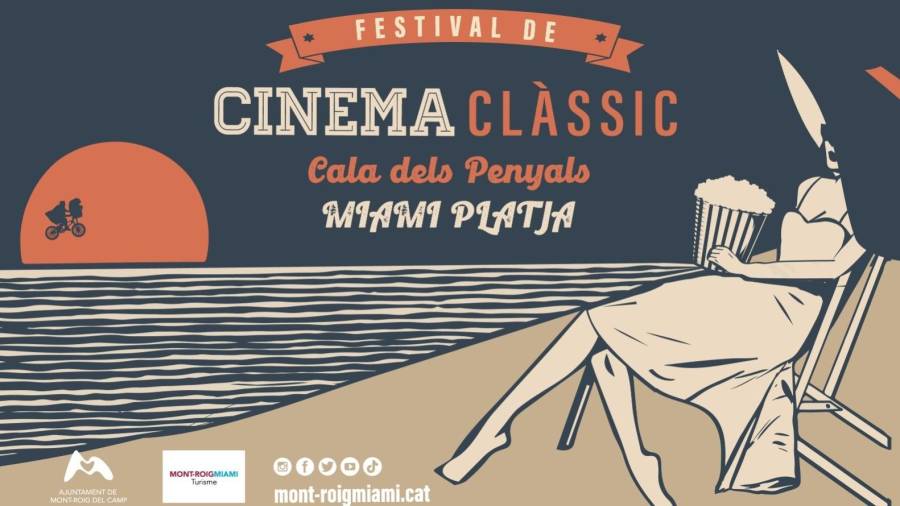 Cartel del Festival de Cinema Clàssic de Miami Platja. FOTO: Ajuntament de Mont-roig del Camp