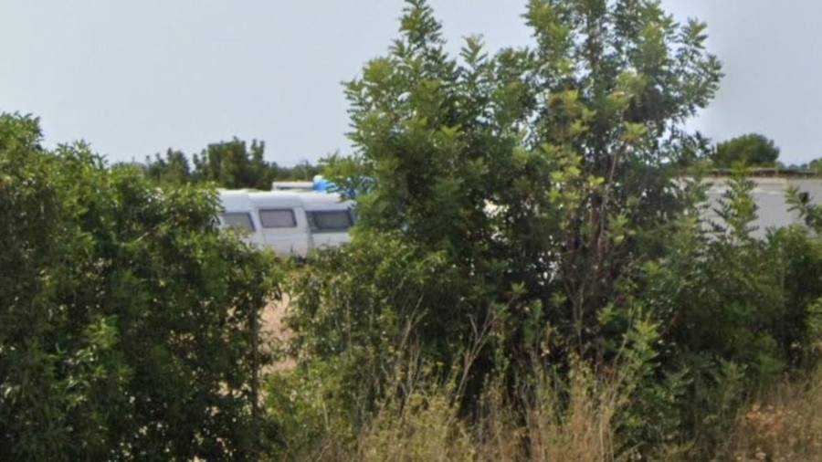 Imagen desde la carretera del aparcamiento de caravanas de Coma-ruga. FOTO: Google