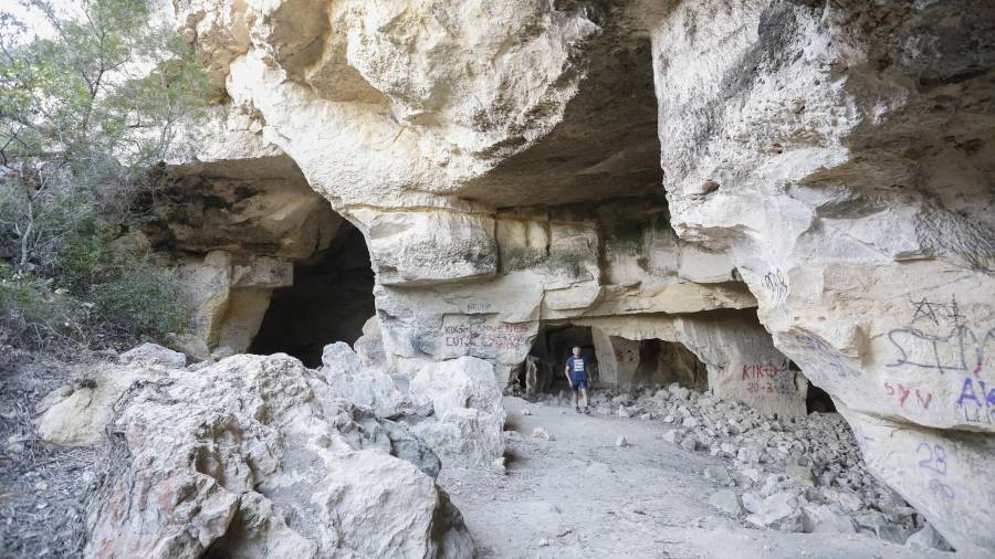 La segunda cueva tiene unos 35 metros de ancho por 28 de fondo y 8 de alto. Pere Ferré