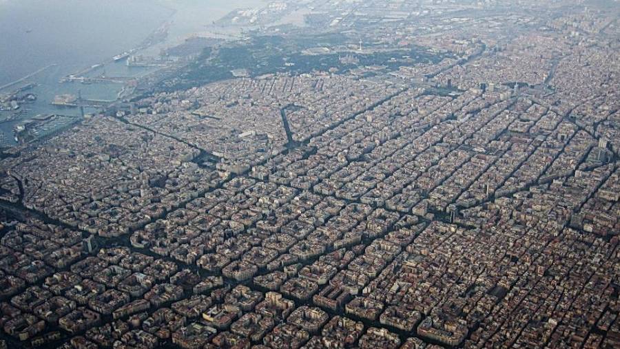 Vista aèria de la ciutat de Barcelona. Foto: Wikipedia