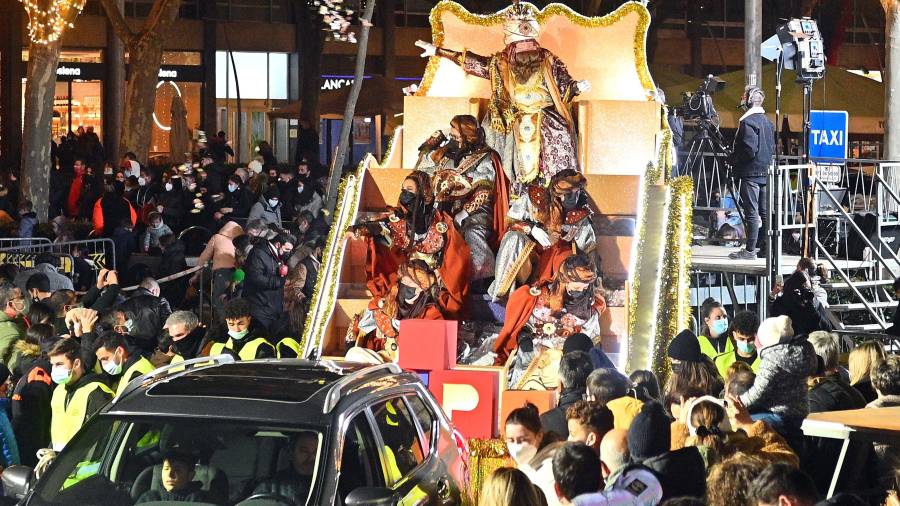 La cabalgata de los Reyes Magos en Reus. Foto: DT
