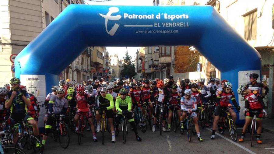 Una de las carreras sociales de la Penya Ciclista Baix Penedès.