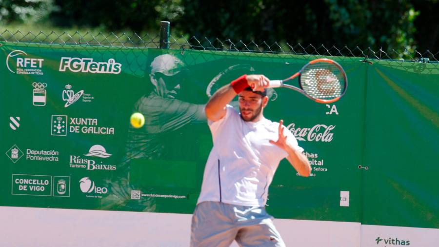 Edu Esteve, durante el torneo de Vigo. FOTO: Diario Atlántico