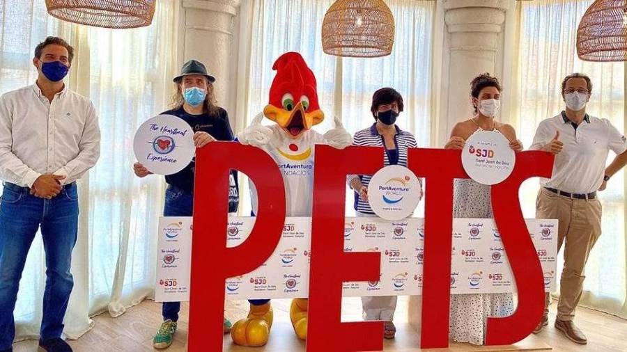 Els Pets y PortAventura recaudan fondos para el Hospital Sant Joan de Déu. FOTO: Fundación PortAventura