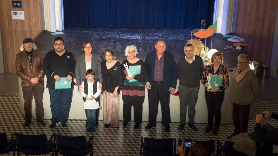 Imatge de l'entrega de premis de la primera edició, al Teatret del Serrallo.