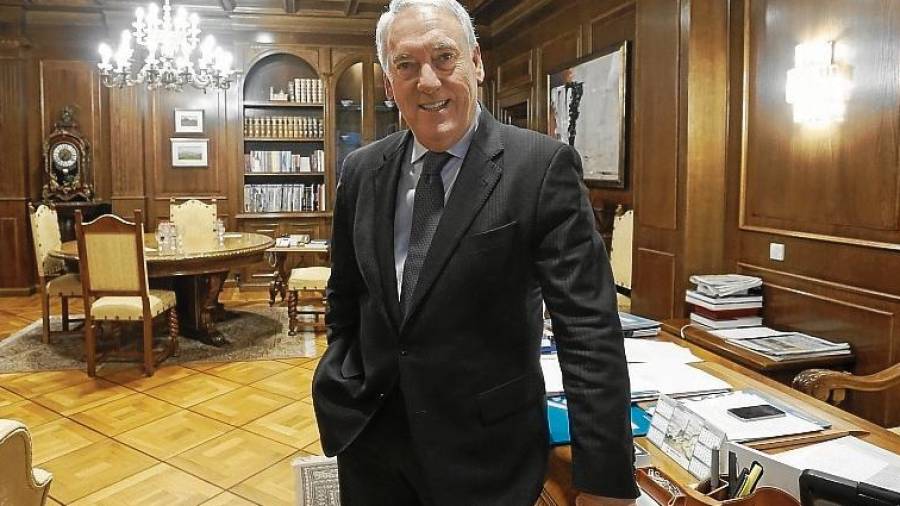 Josep Poblet, en una imagen reciente en su despacho del Palau de la Diputació. FOTO: Pere Ferre