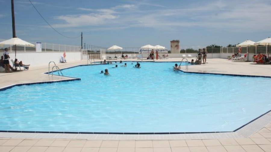 La piscina del Complex Esportiu Tennis Vendrell.