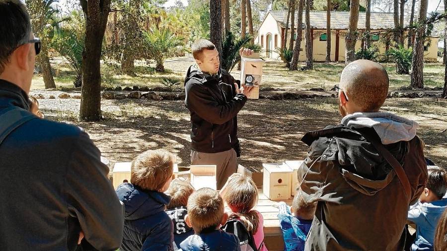 Imagen de archivo de Enric Pàmies en una actividad divulgativa. FOTO: CEDIDA