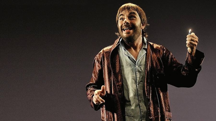 Quim Masferrer en la tragicomedia ‘Temps’. FOTO: Amics del Teatre