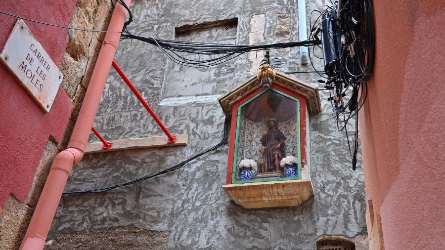 Los técnicos consideran que la capilla de Sant Roc no peligra. FOTO: ALFREDO GONZÁLEZ