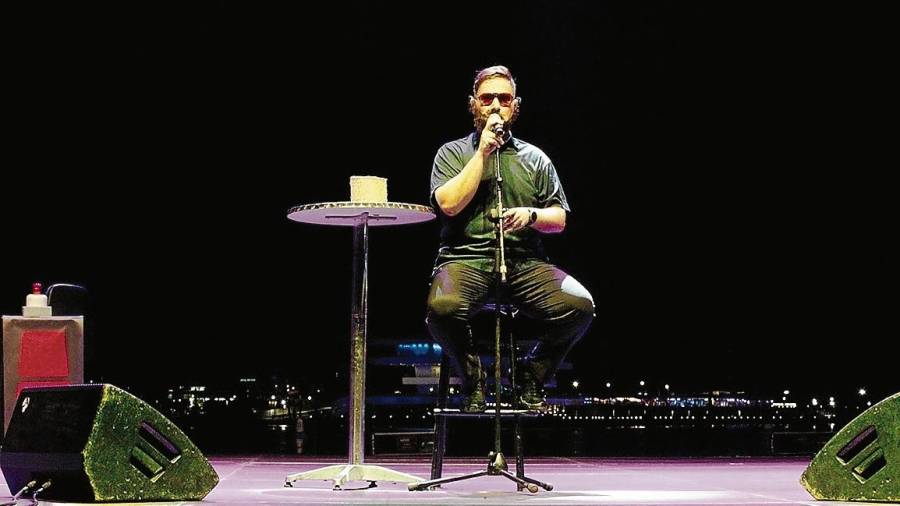 Carlos Latre, durante el espectáculo ‘One Man Show’. FOTO: WWW.CARLOSLATRE.COM