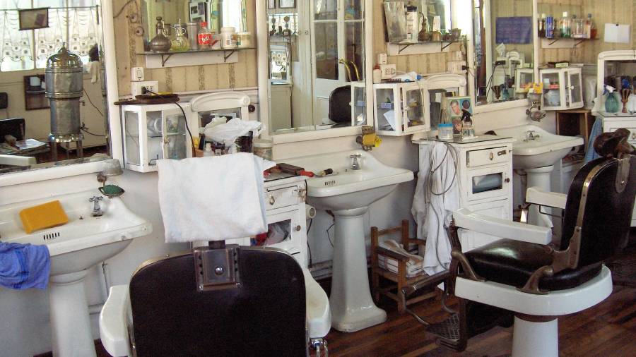 Imagen de archivo de una peluquería
